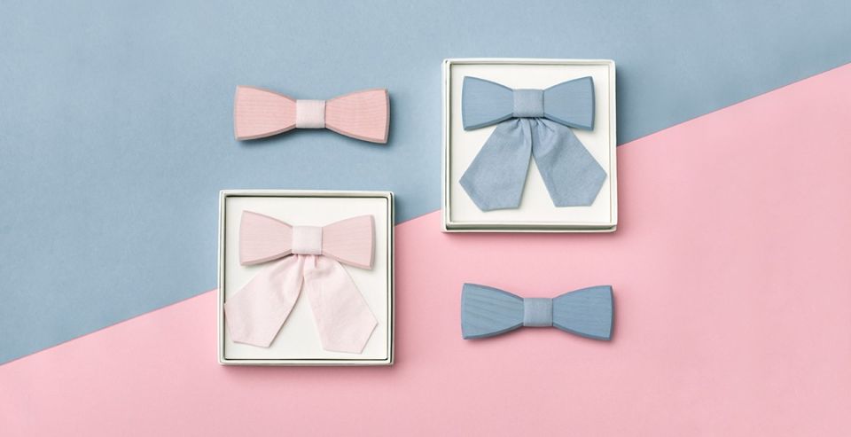Simple Wooden bow ties for couples Simple Wooden bow ties for couples