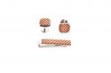 wooden set sull tie clip and cufflinks 
