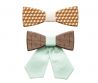 Wooden accessories sets, wooden bow ties