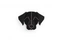 Fa bross Black Labrador Brooch