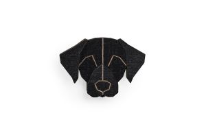 Fa bross Black Labrador Brooch