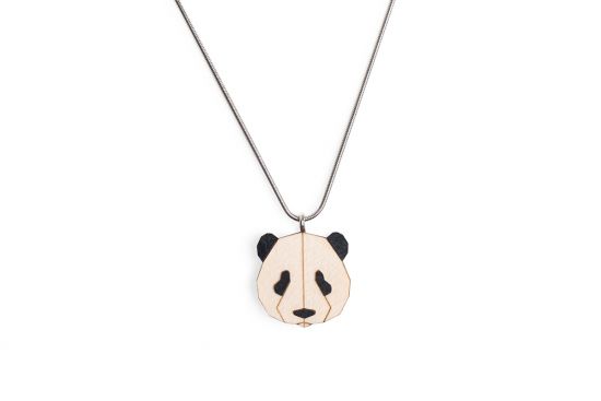 Fa medál Panda Pendant