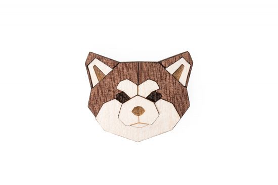 Fa bross Akita Inu Brooch