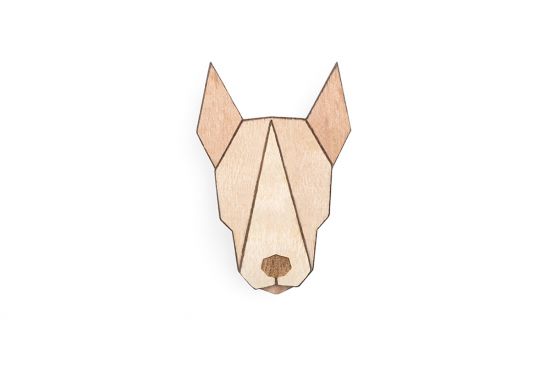 Fa bross Bull Terrier Brooch