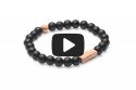 Gyöngyös karkötö Nox Zebrano Bracelet