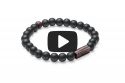 Gyöngy karkötő Nox Wenge Bracelet