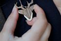 Fa medál Deer Pendant