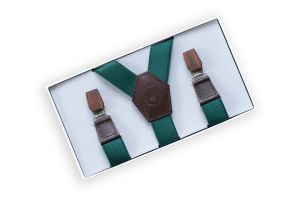 Nadrágtartó Forest Green Suspenders