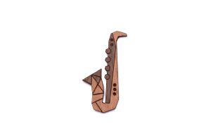 Fa bross Saxophone Brooch