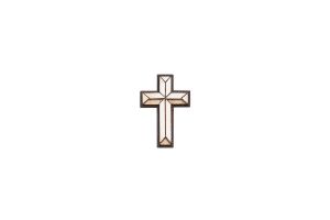 Fa bross Maria Cross Brooch