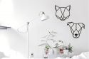 Fa dekoráció Cat Siluette