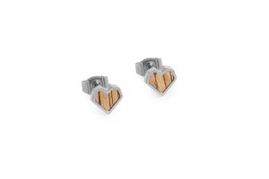 Fém fülbevaló Lini Earrings Heart