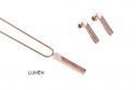 Rectangle Earrings & Necklace