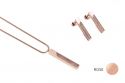 Rectangle Earrings & Necklace