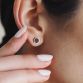 Fém fülbevaló Rea Earrings Hexagon