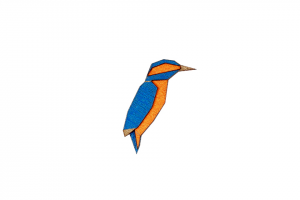 Fa bross Kingfisher Brooch