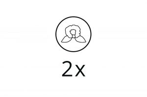 2x Hair Band