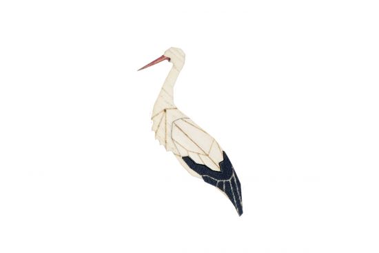 Fa bross Stork Brooch