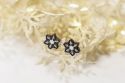 Fa fülbevaló Brunn Snowflake Earrings