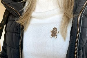 Fa bross Gingerbread Brooch