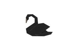 Fa bross Black Swan Brooch