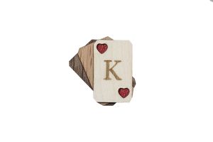 Fa bross King of Hearts Brooch