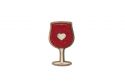 Fa bross Red Wine Brooch