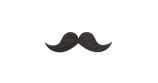 Fa bross Moustache Brooch