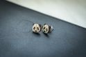 Fa fülbevaló Panda Earrings