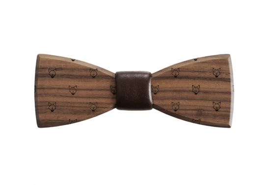 Fa csokornyakkendő Wolf Bow Tie