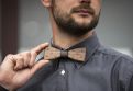 Fa csokornyakkendő Wolf Bow Tie