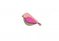 Fa bross Pink Bird Brooch