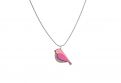 Fa medál Pink Bird Pendant