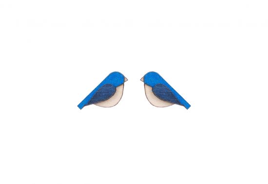  Fa fülbevaló Blue Bird Earrings