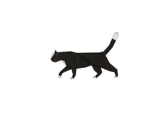 Fa bross Walking Cat Brooch