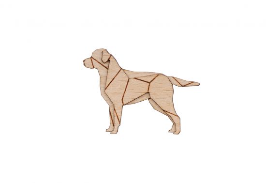 Fa bross Walking Labrador Brooch