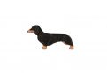 Fa bross Walking Dachshund Brooch