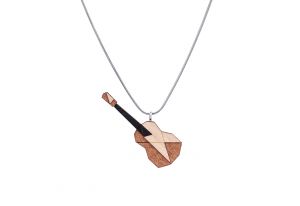 Fa medál Guitar Pendant