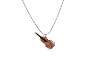 Fa medál Violin Pendant