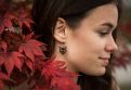 Black Foxy Earrings