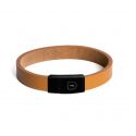 Bőr karkötő Cognac Leather Bracelet - Thin, Méret: XXL=20-21cm
