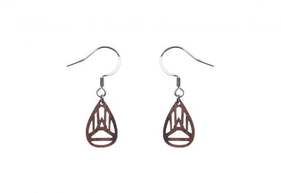 Fa fülbevaló Drop Earrings