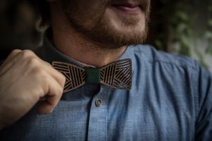 Fa csokornyakkendő Line Bowtie