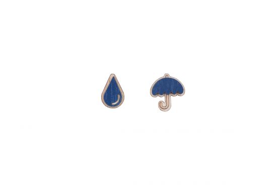 Fa fülbevaló Storm Earrings