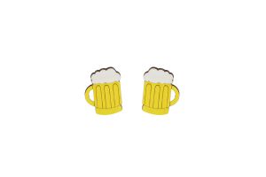 Fa fülbevaló Beer Earrings