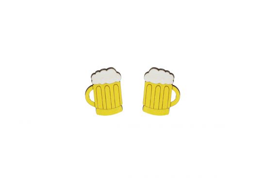 Fa fülbevaló Beer Earrings