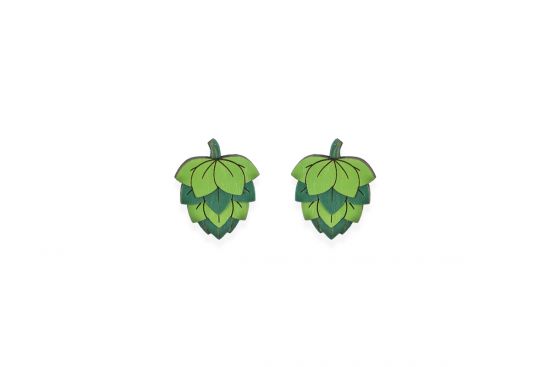 Fa fülbevaló Hops Earrings