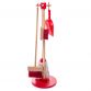 Bigjigs Toys Piros Takarítószett