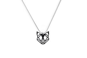 Fa medál Black Foxy Pendant