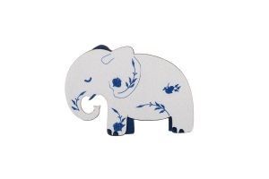 Elefánt a porcelánboltban fa bross
